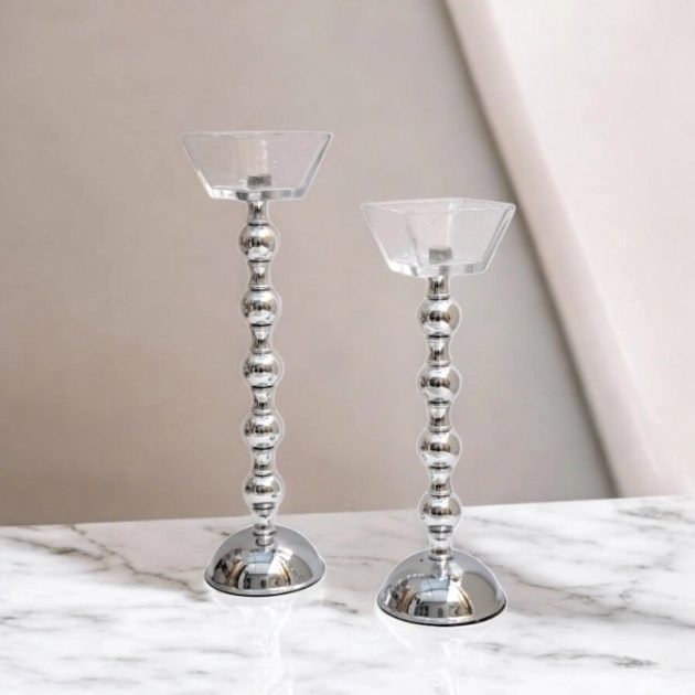 Misbah an-Nur Silver Candle Holder