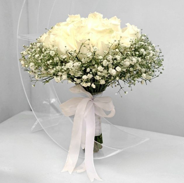 Bride's Bouquet | White Roses