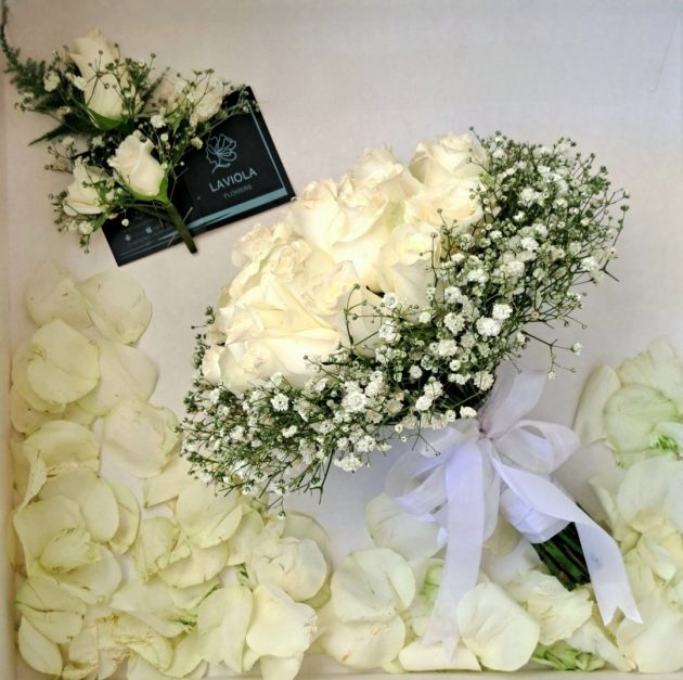 Bride's Bouquet | White Roses - Image 2