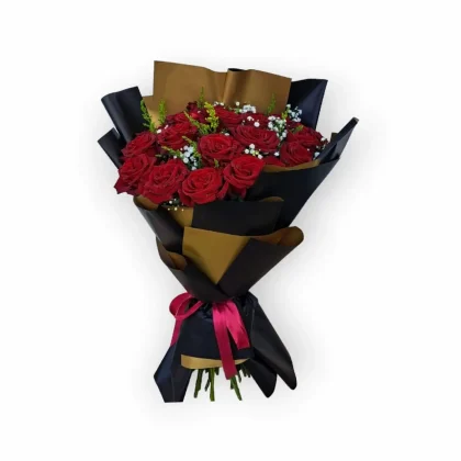 Red Allure Bouquet – 20 Local Red Roses | Laviola Flowers